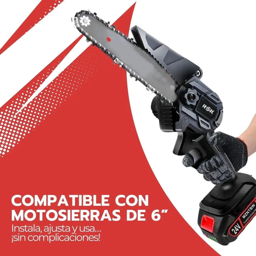 Cadena Motosierra 6 Acero Repuesto Universal — imagen 5