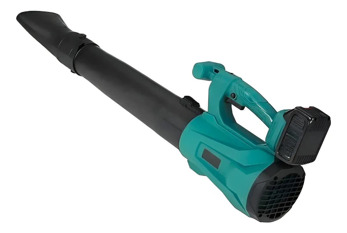 Soplador De Hojas Inalámbrico Secador De Aire Eléctrico Color Verde Claro