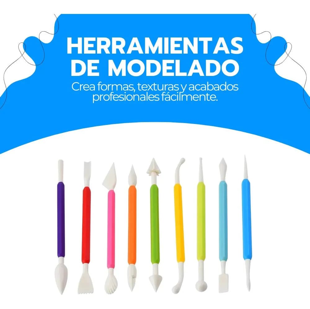 Set Decorador de Pasteles 66 Piezas Reposteria — imagen 8