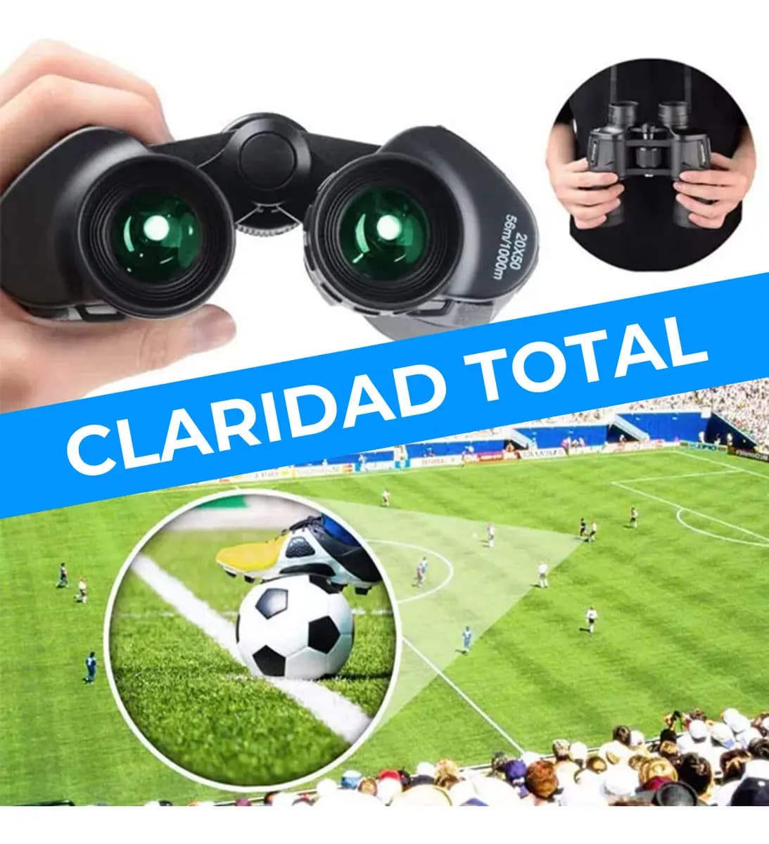 Binoculares Novystor Bino1000 Alcance 1000m Color Negro — imagen 9