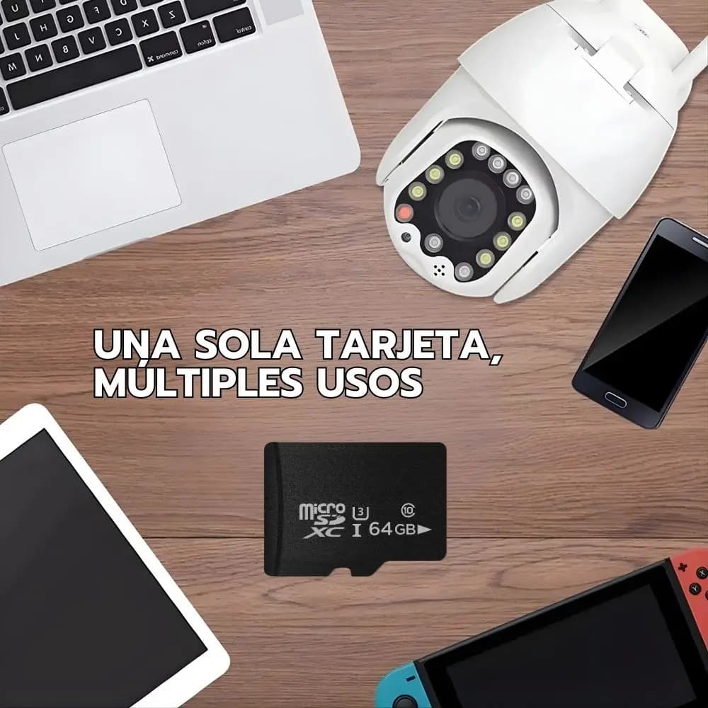 Tarjeta Micro Sd 64gb Clase 10 U3 Alta Velocidad — imagen 10
