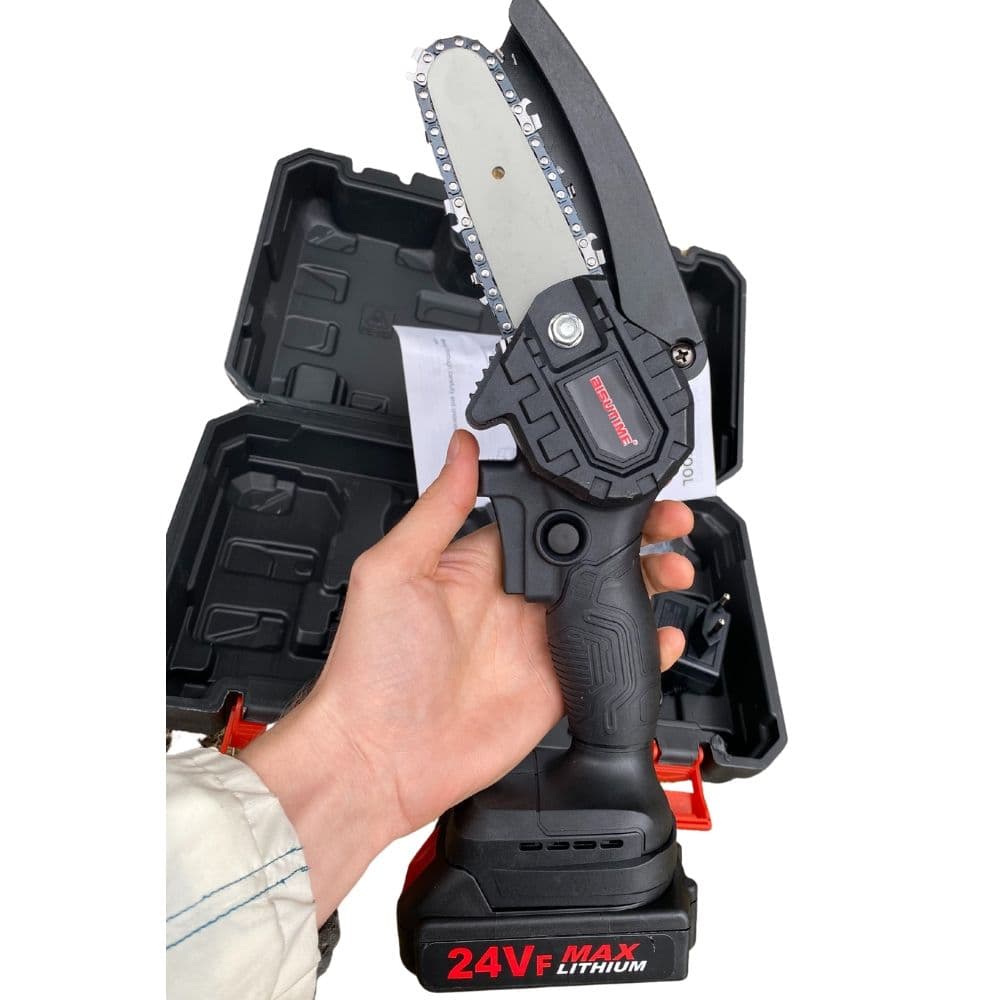 Motosierra Eléctrica Recargable Portátil 4" — imagen 8