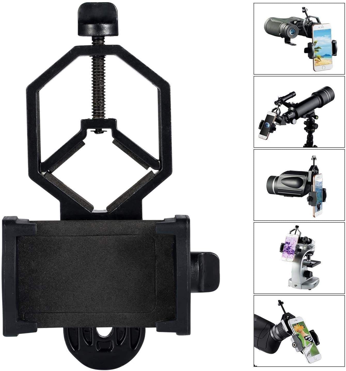 Adaptador Universal Celular Telescopio Microscopio Binocular — imagen 2