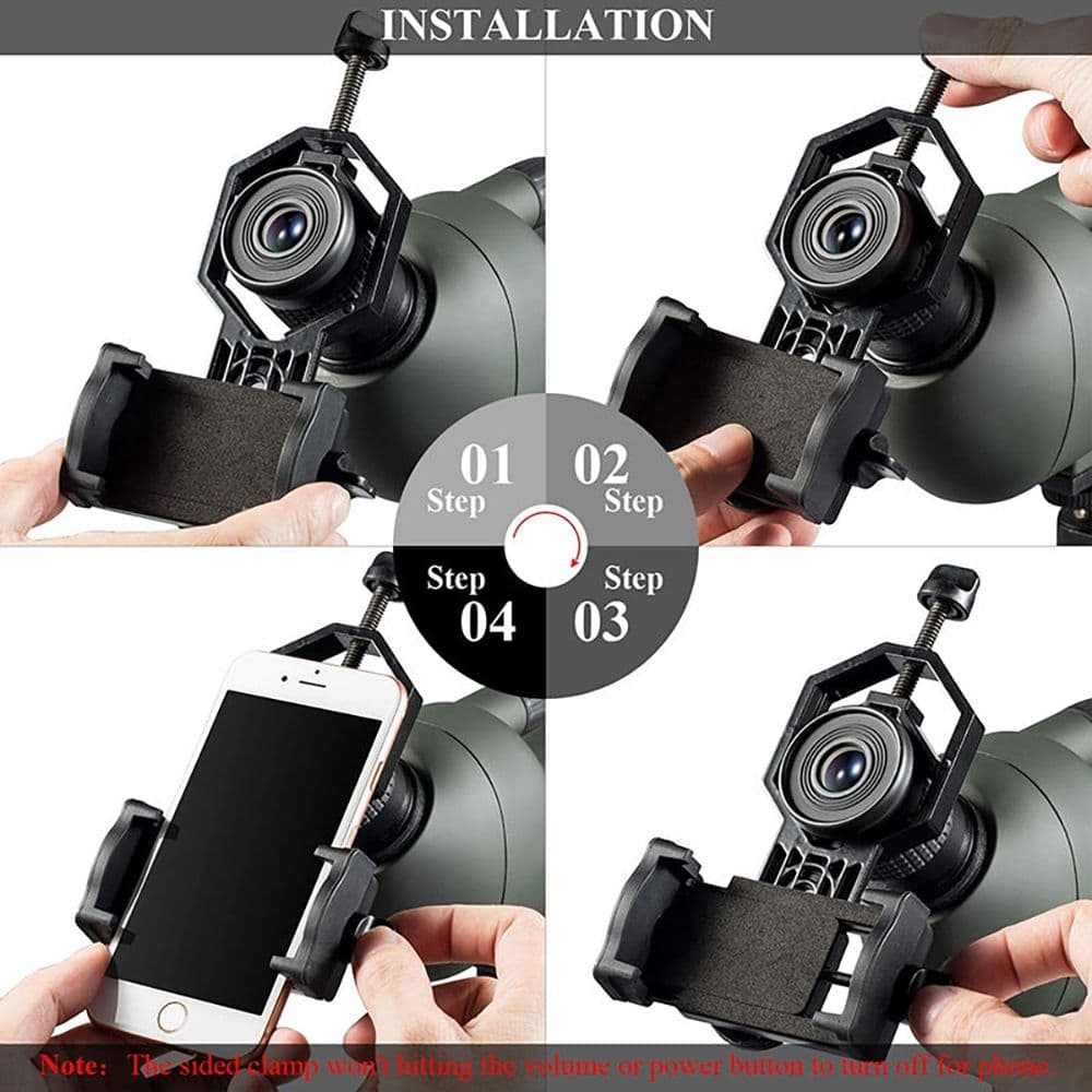 Adaptador Universal Celular Telescopio Microscopio Binocular — imagen 5
