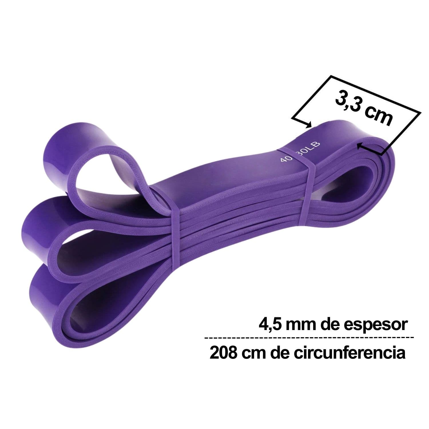 Powerband banda de Resistencia Crossfit Gym Calistenia 36kg — imagen 3
