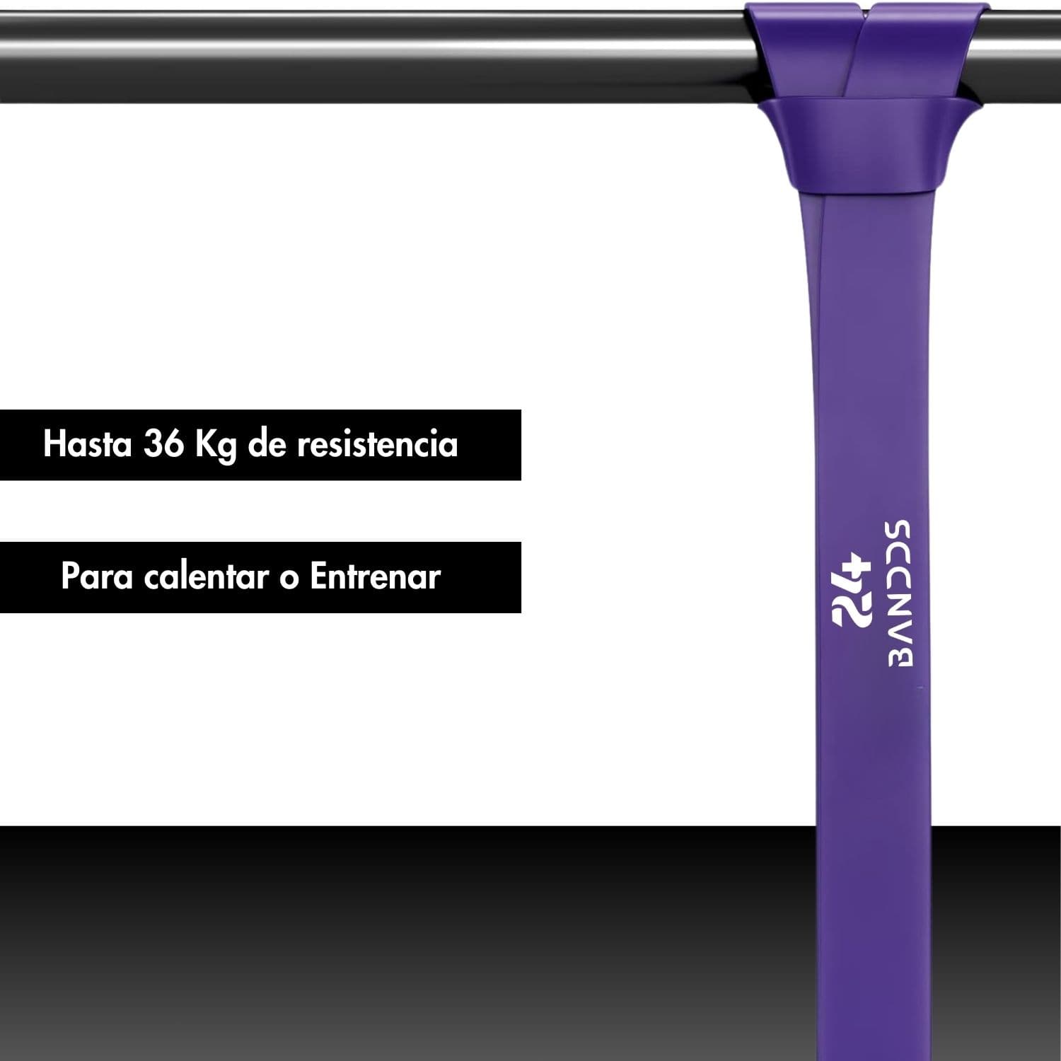 Powerband banda de Resistencia Crossfit Gym Calistenia 36kg — imagen 6
