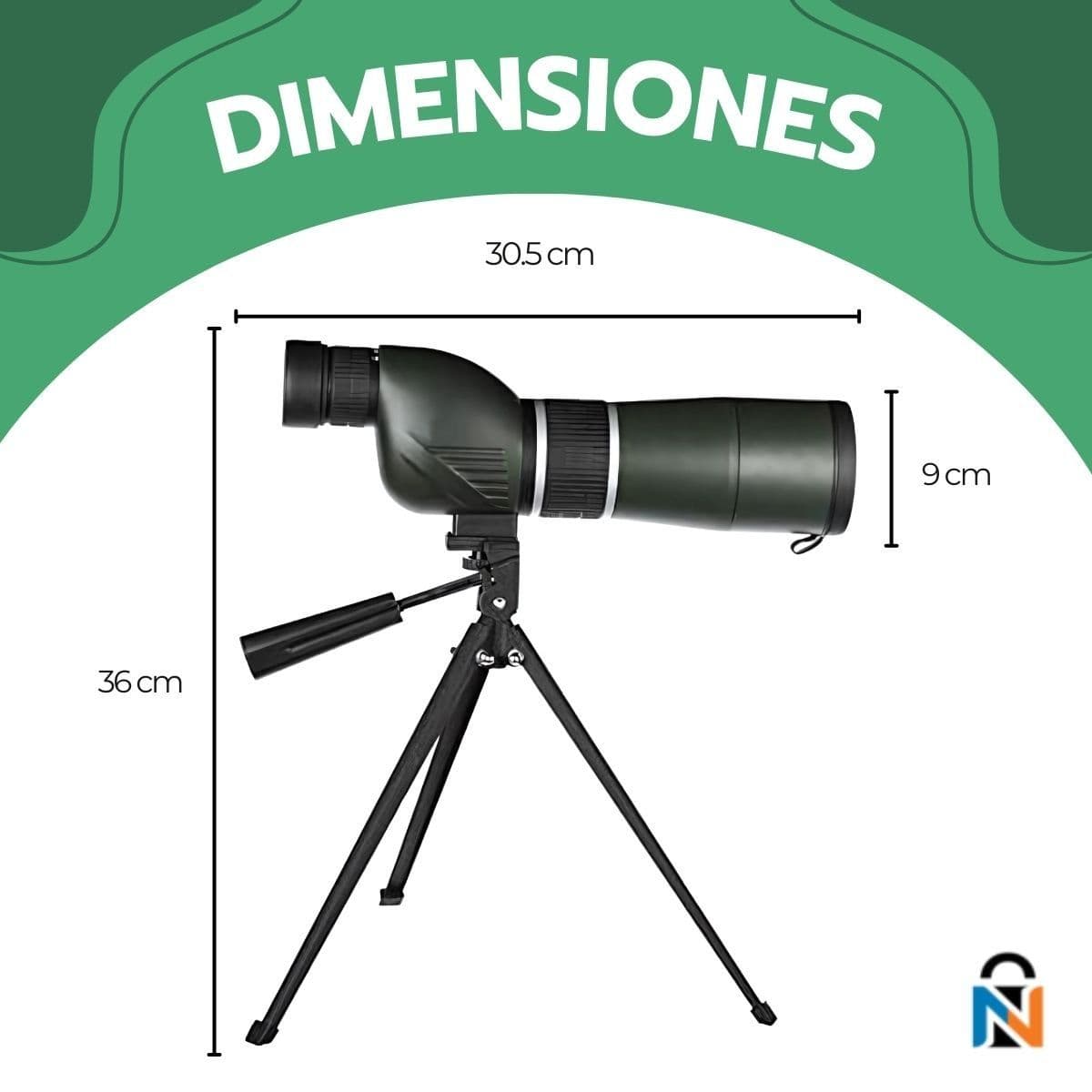 Telescopio Monocular HD Eyebre 20-60x60 — imagen 7
