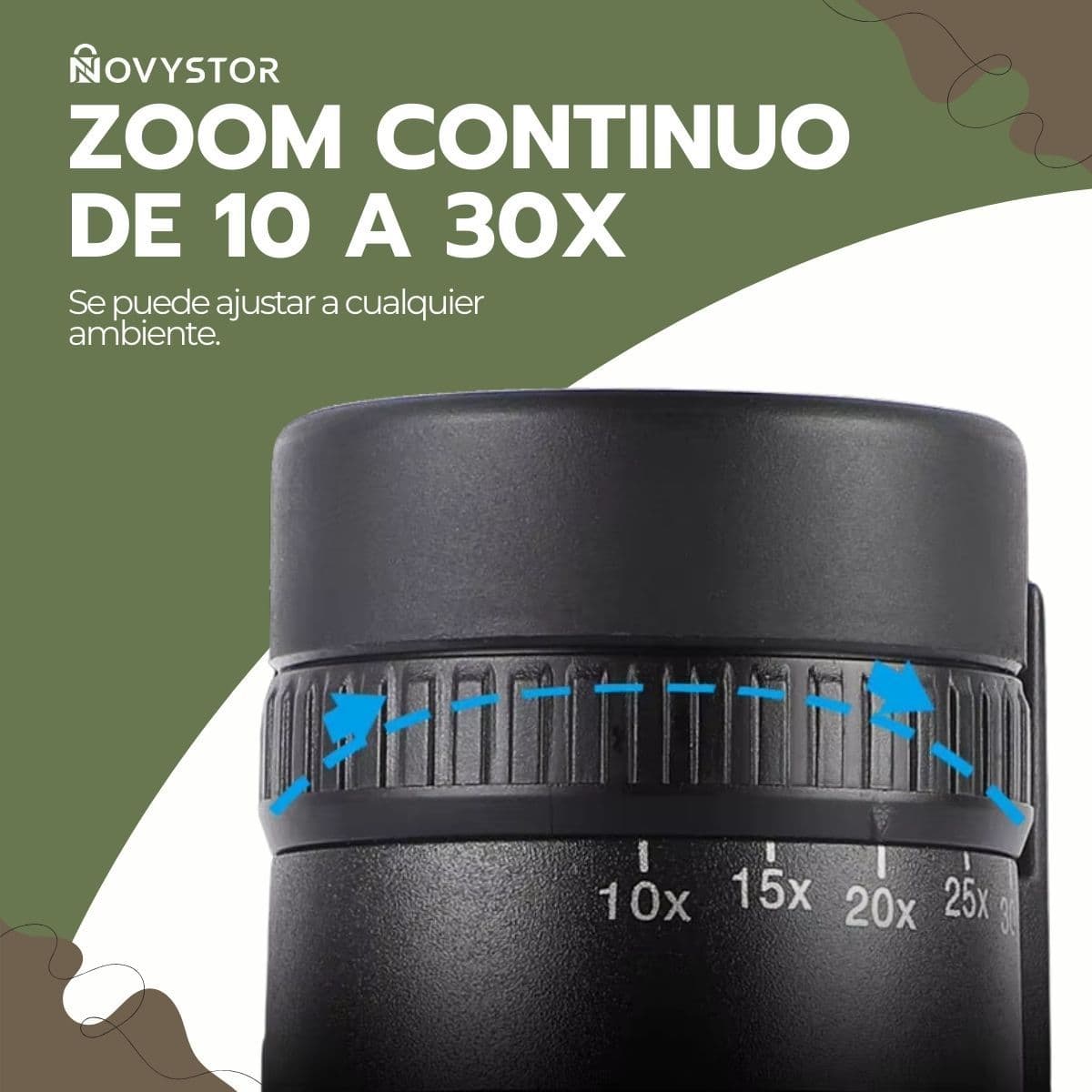 Telescopio Monocular HD 50X BAK4 Impermeable Trípode — imagen 5