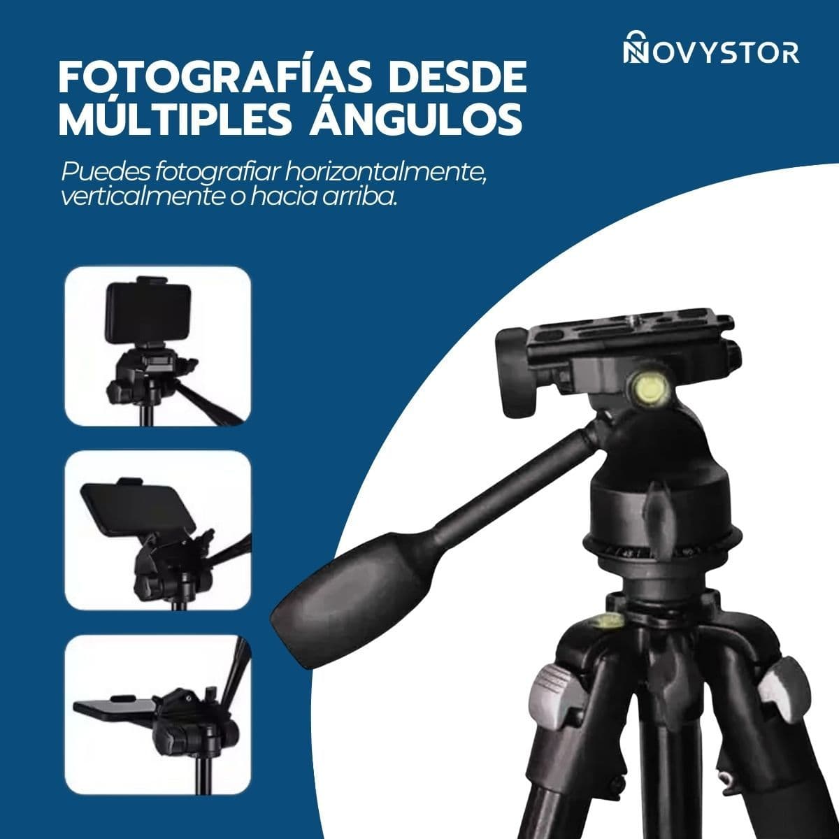 Trípode Profesional Para Cámara Teléfono Video Universal — imagen 5