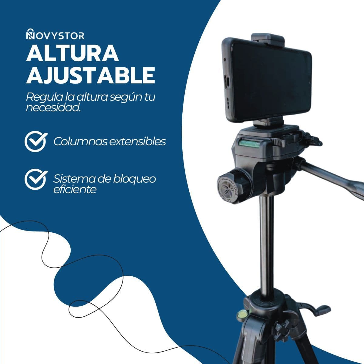 Trípode Profesional Para Cámara Teléfono Video Universal — imagen 6