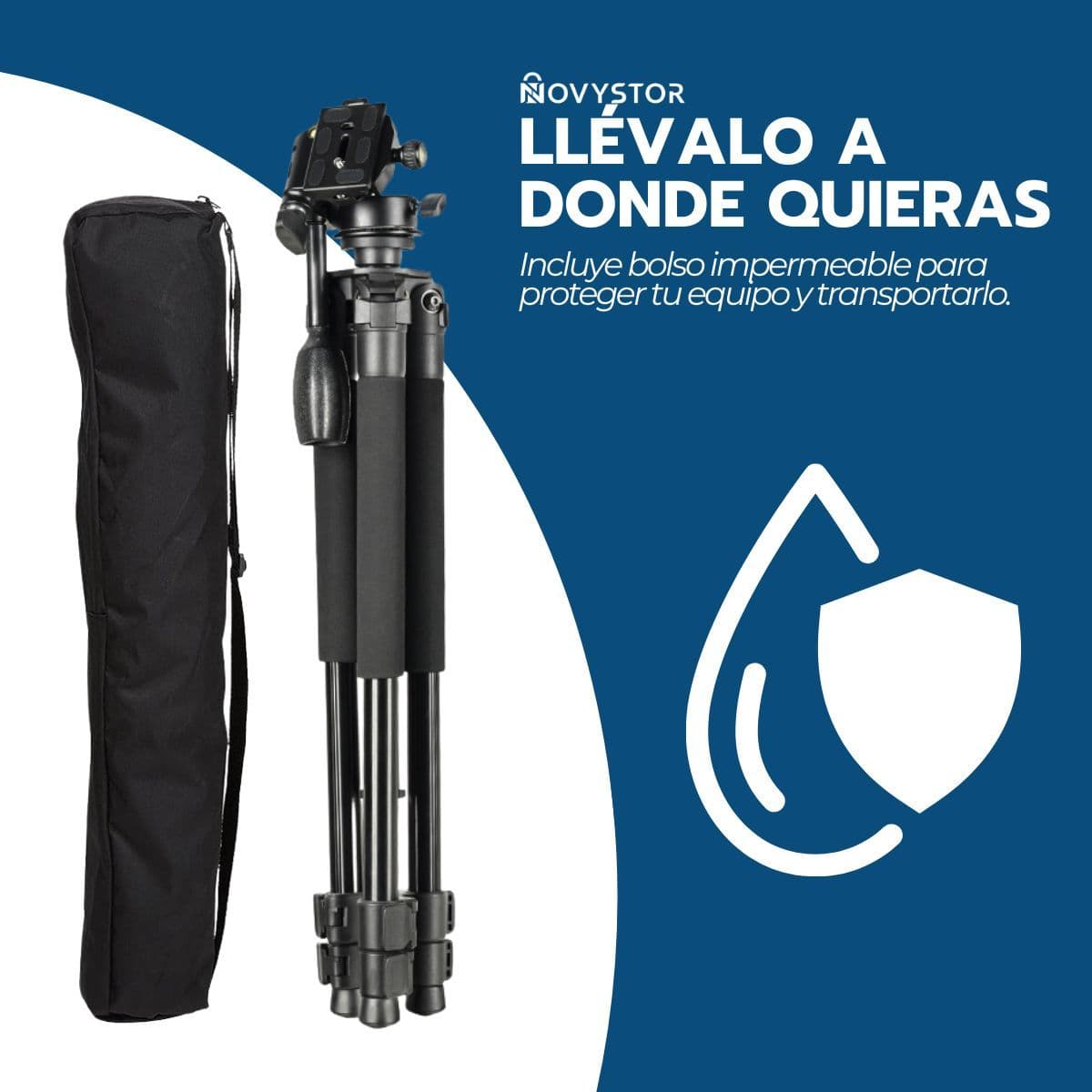 Trípode Profesional Para Cámara Teléfono Video Universal — imagen 8