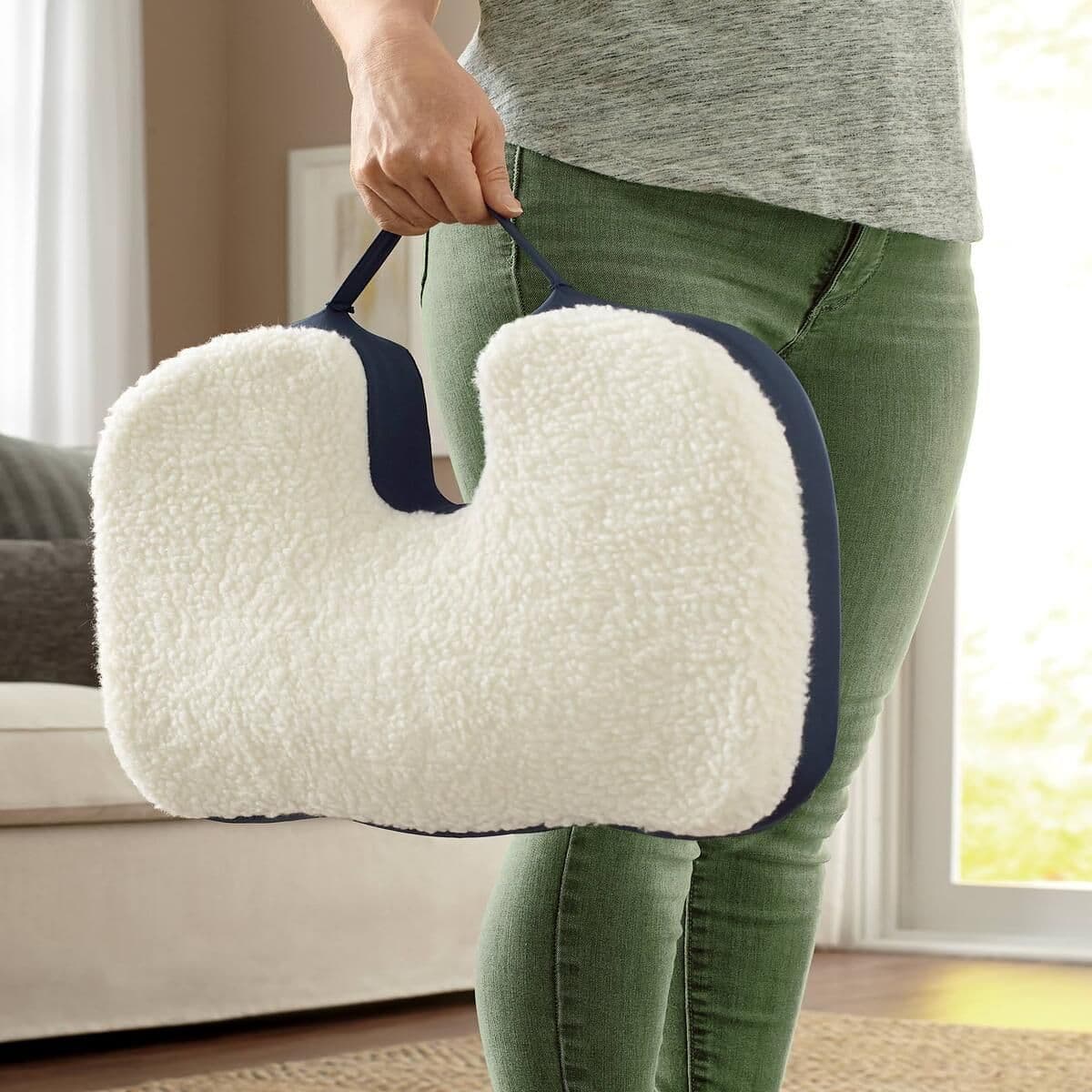 Cojín Soporte Ortopedico Silla Ergonómico Lumbar — imagen 7