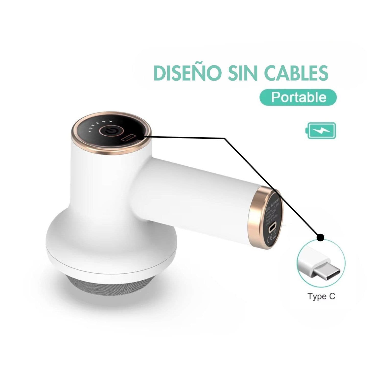 Masajeador Reductor De Celulitis Eléctrico Tonificante Full — imagen 8