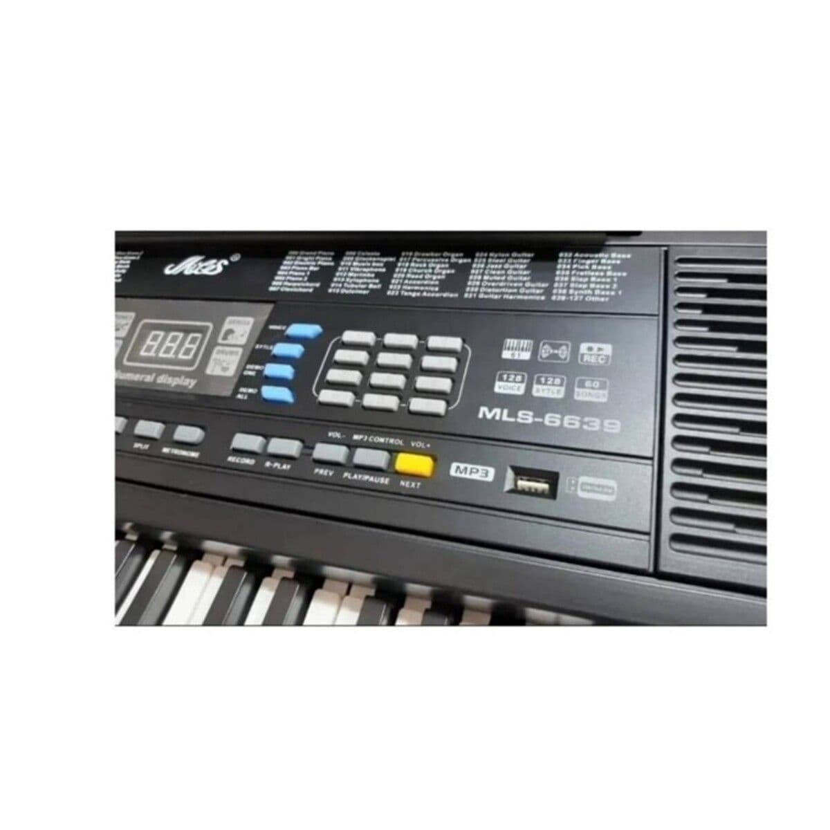 Piano Eléctrico 61 teclas teclado Musical MLS polifónico — imagen 3