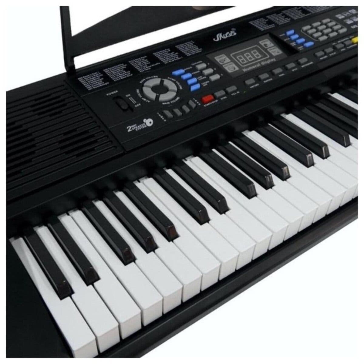 Piano Eléctrico 61 teclas teclado Musical MLS polifónico — imagen 6