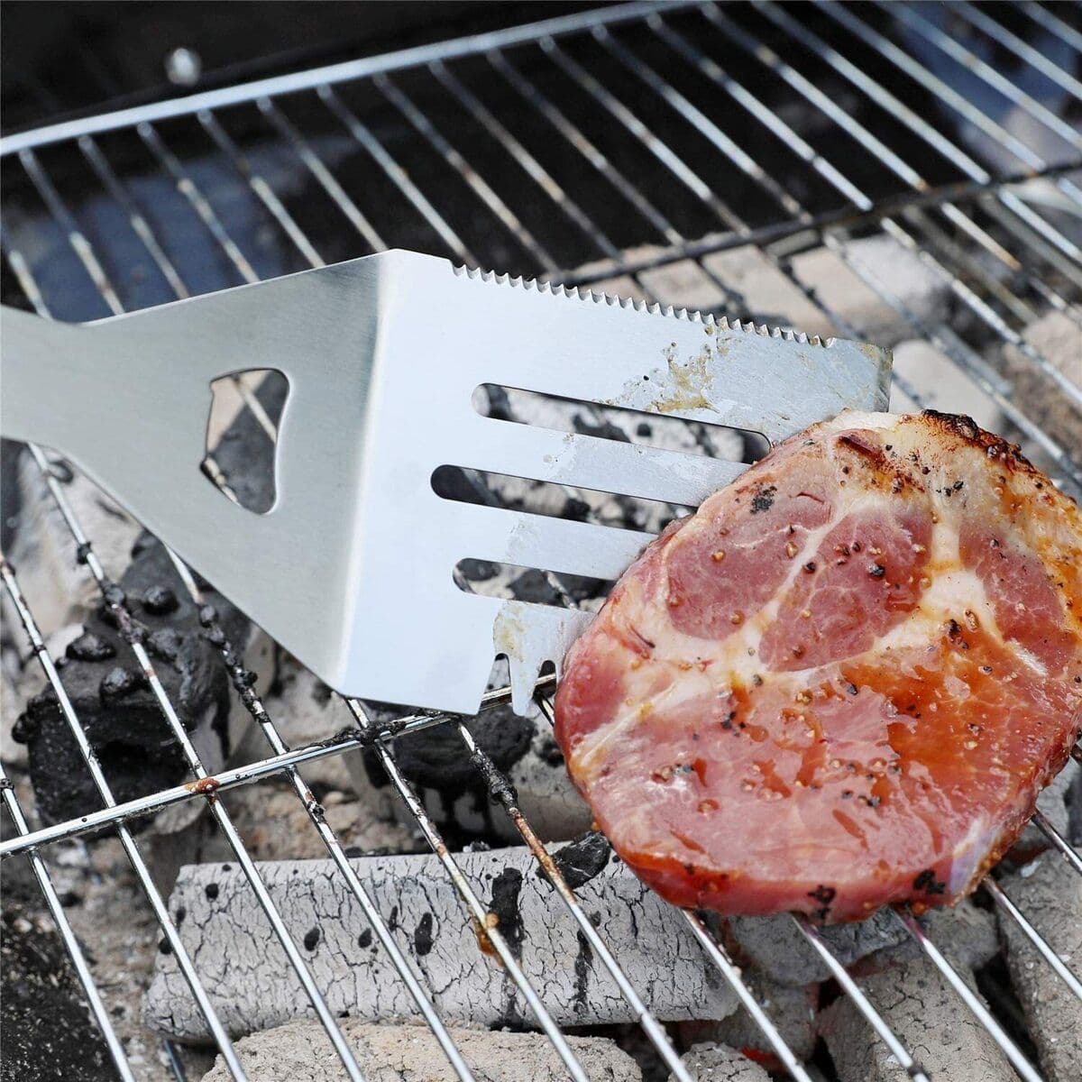 Set Parrillero Asado Barbacoa 18 Pcs En Maleta Kit Parrilla — imagen 5