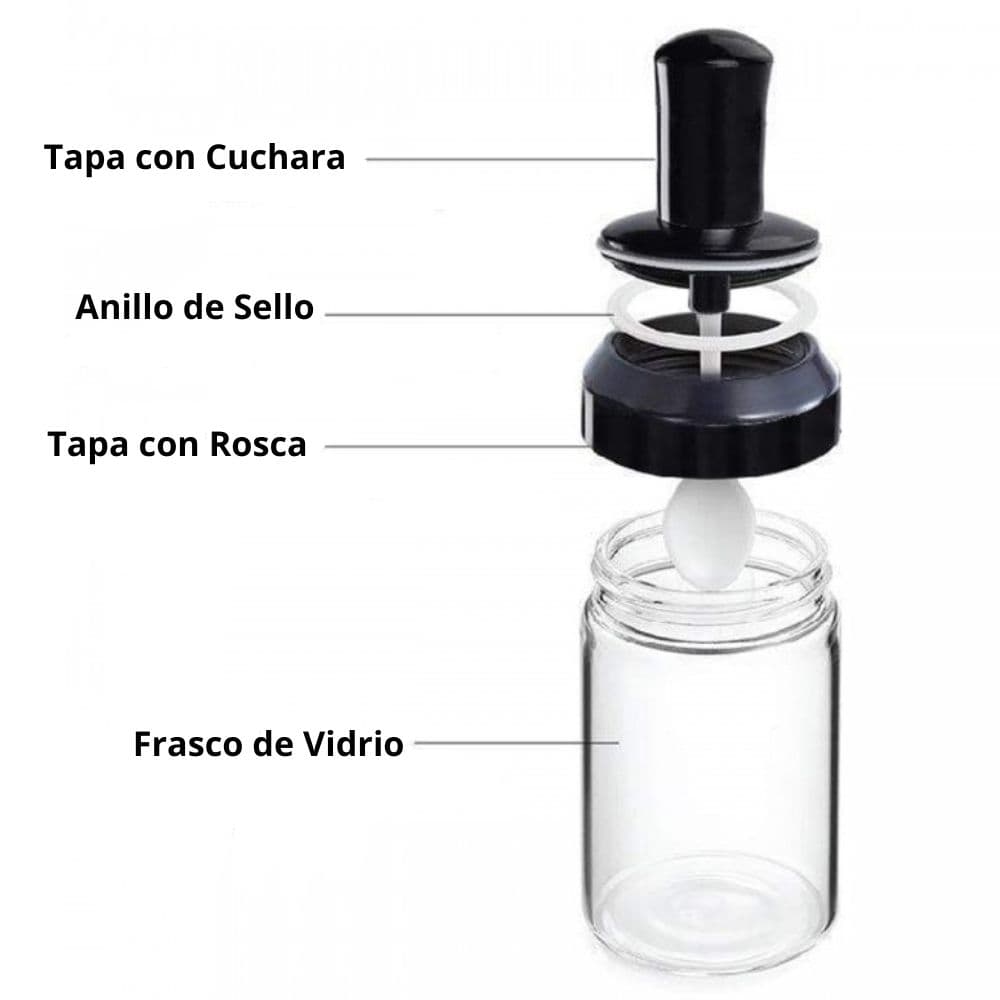 Set Especiero Condimento Giratorio 360 — imagen 3