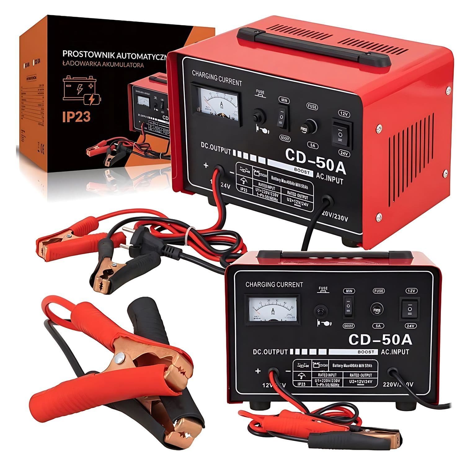 Cargador De Batería Para Auto Y Camión 50 A — imagen 1