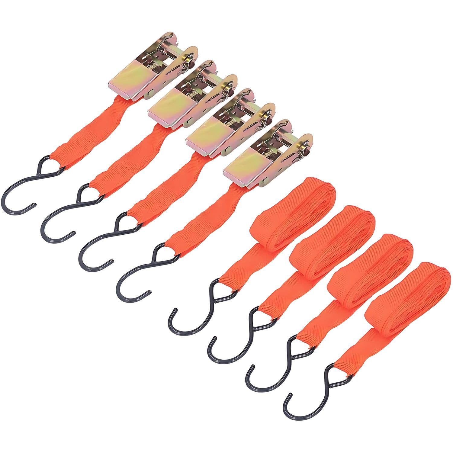 Set Juego Eslinga Cinta de Amarre Ratchet - 4 Piezas — imagen 1