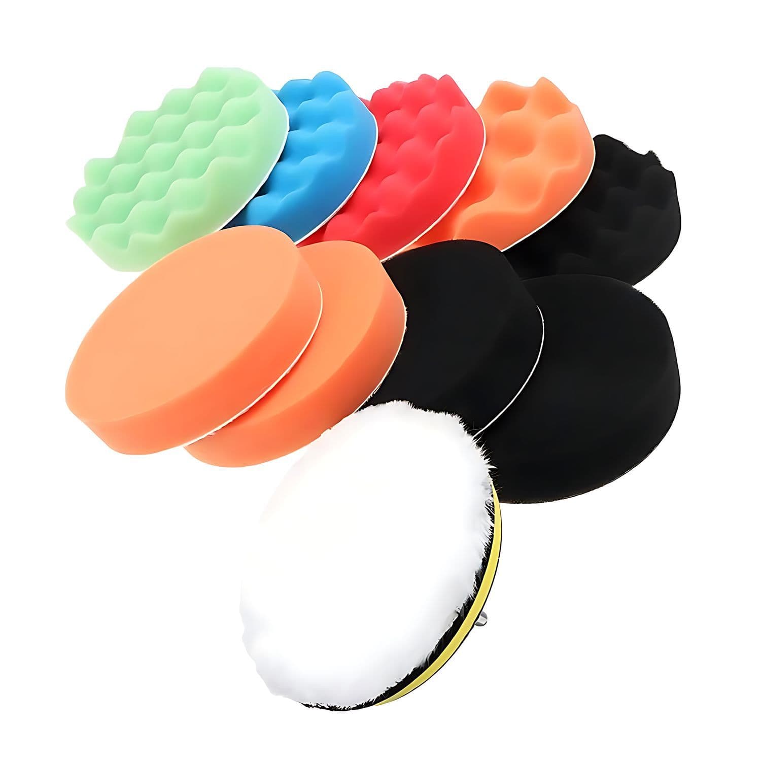 Kit De 10 Piezas uso Taladro para Pulir Auto con Esponjas — imagen 2