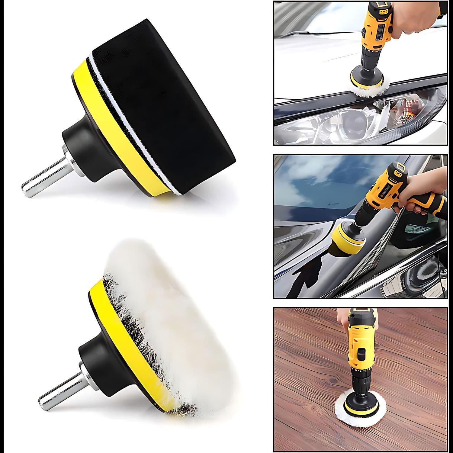 Kit De 11 Piezas uso Taladro para Pulir Auto con Esponjas — imagen 4