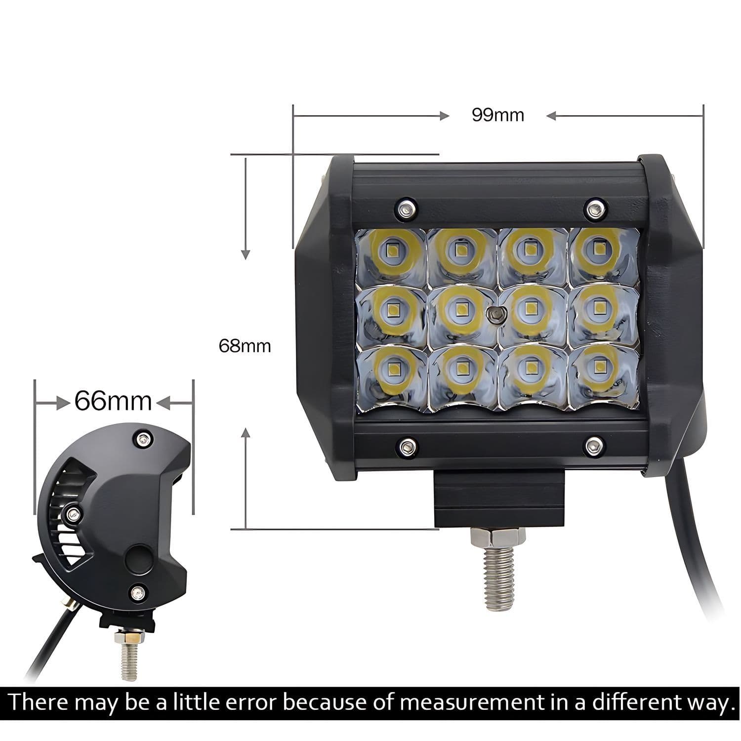Foco Neblinero Led con Luz Doble 7d 36w 4 Pulgadas para Auto — imagen 6