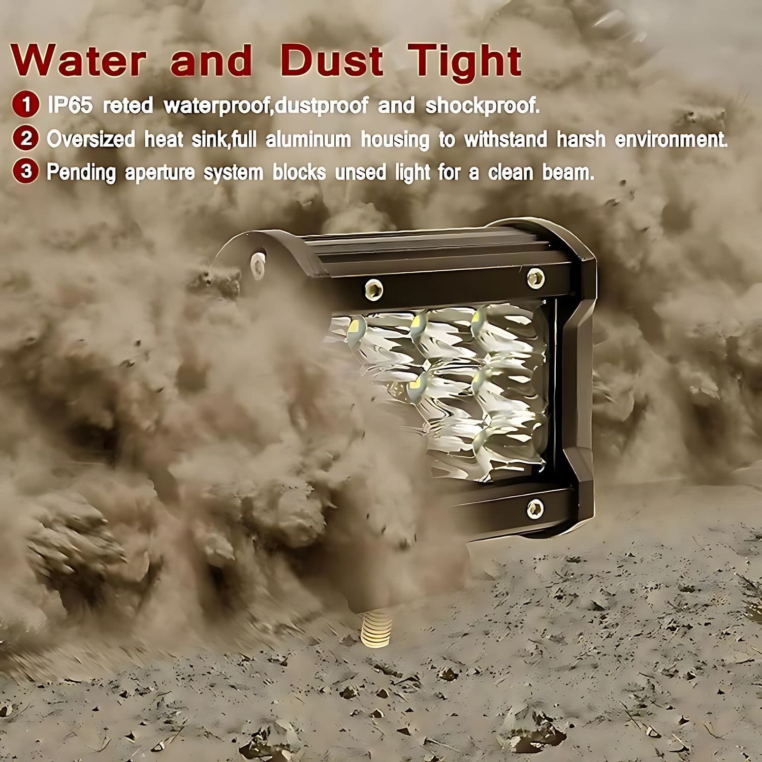 Foco Neblinero Led con Luz Doble 7d 36w 4 Pulgadas para Auto — imagen 8