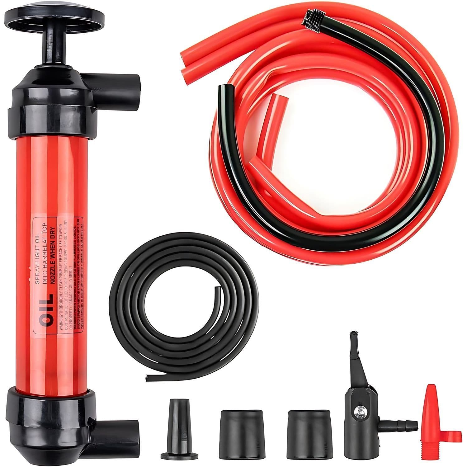 Kit Bomba Multifuncional Trasvasije Bencina + Inflador — imagen 1