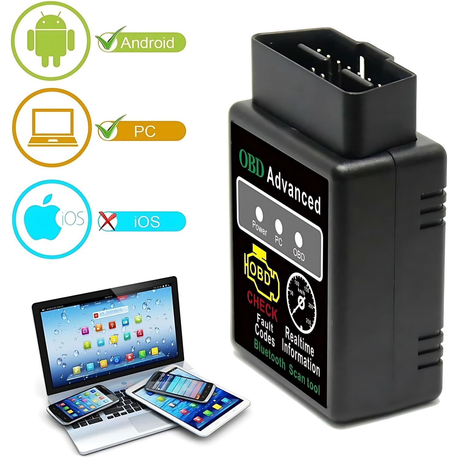 Scanner Automotriz mini Elm327 Bluetooth hh Obd 2 V2.1- — imagen 7