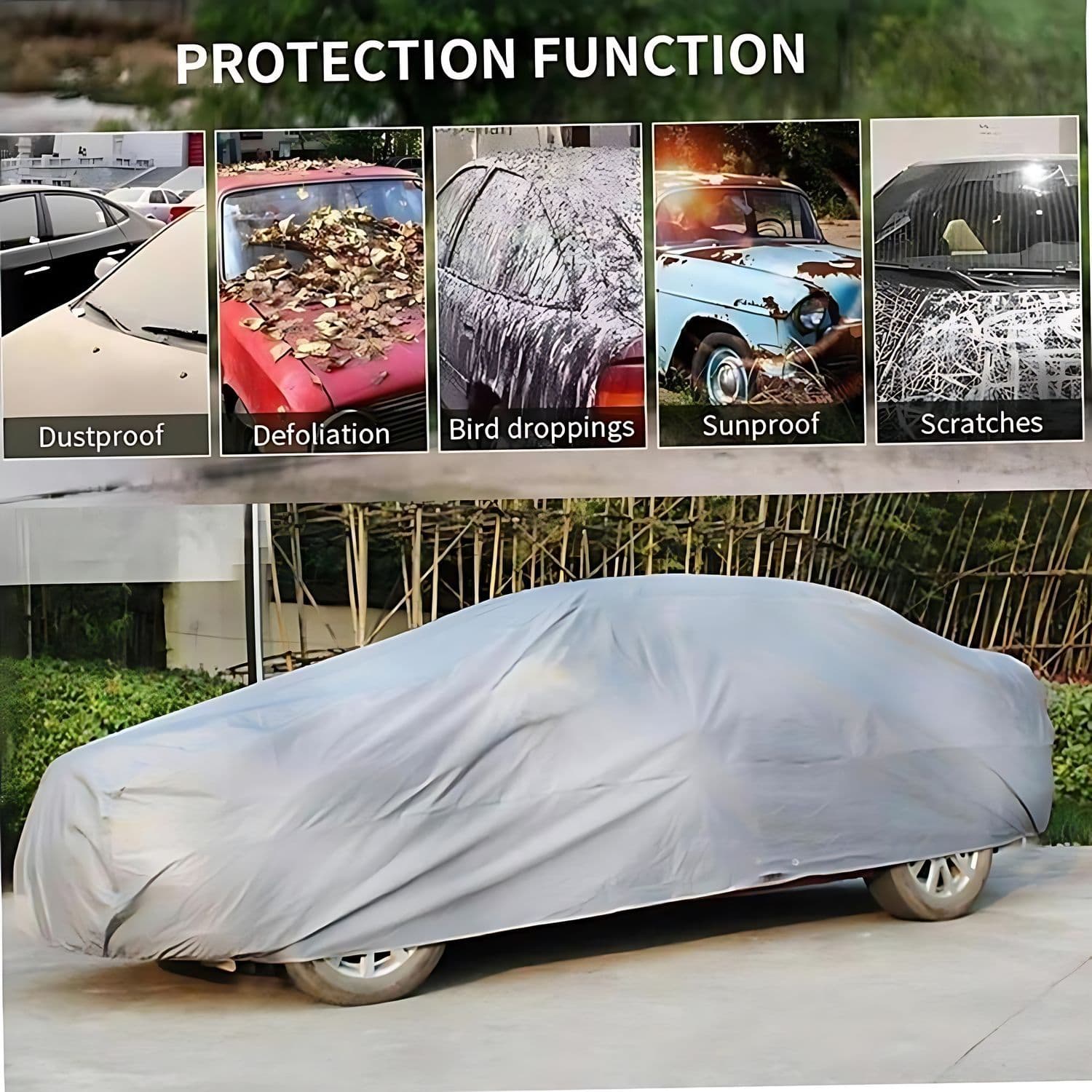 Carpa Para Autos Impermeable Funda Cobertor — imagen 8