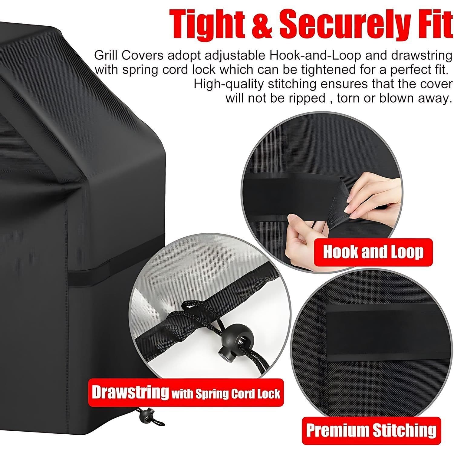 Cobertor Parrilla Asador Exterior Funda Protector Barbacoa — imagen 8