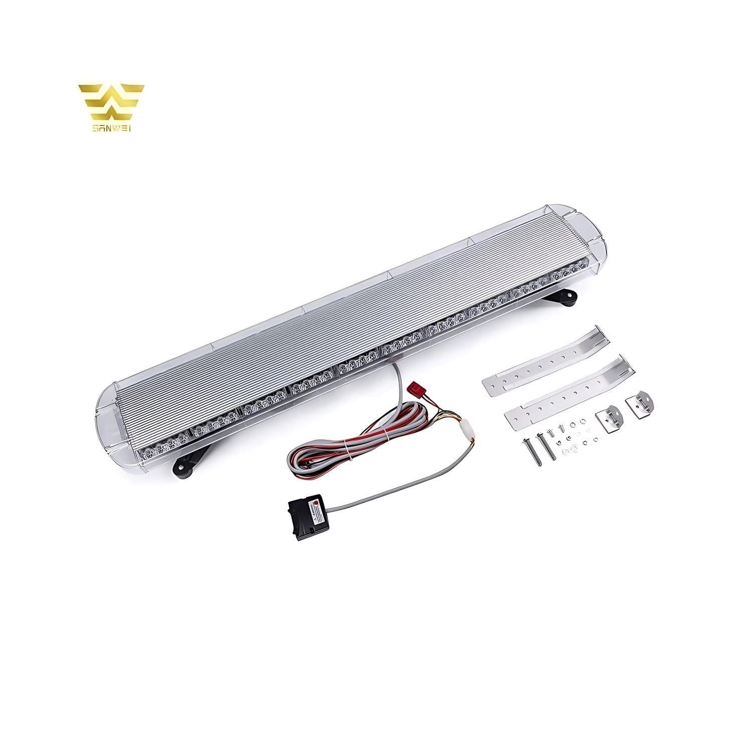 Baliza Led Barra Auto Rojo Azul Emergencia 120cm 88 Led 12v — imagen 3