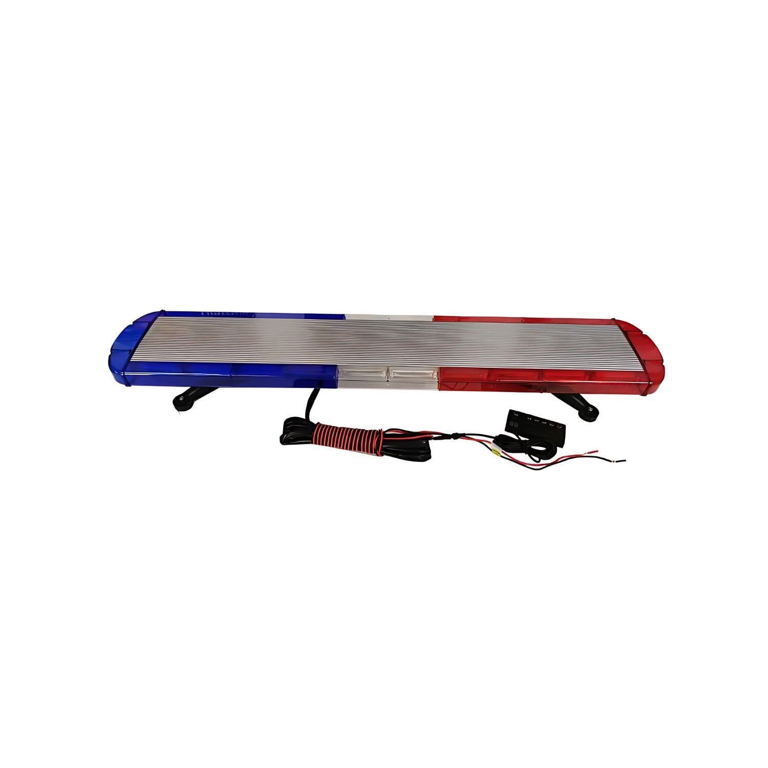 Baliza Led Barra Auto Rojo Azul Emergencia 120cm 88 Led 12v — imagen 4