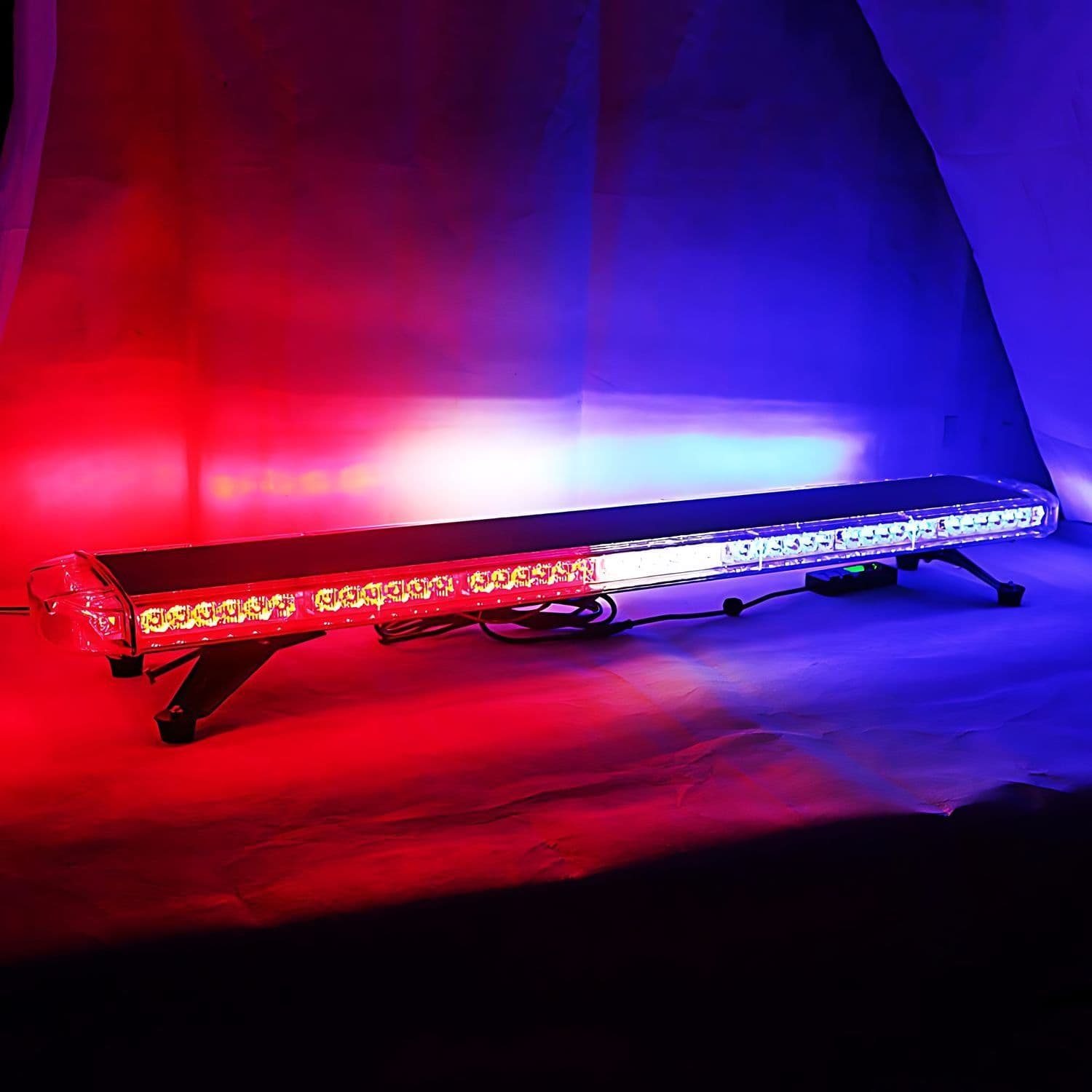 Baliza Led Barra Auto Rojo Azul Emergencia 120cm 88 Led 12v — imagen 5