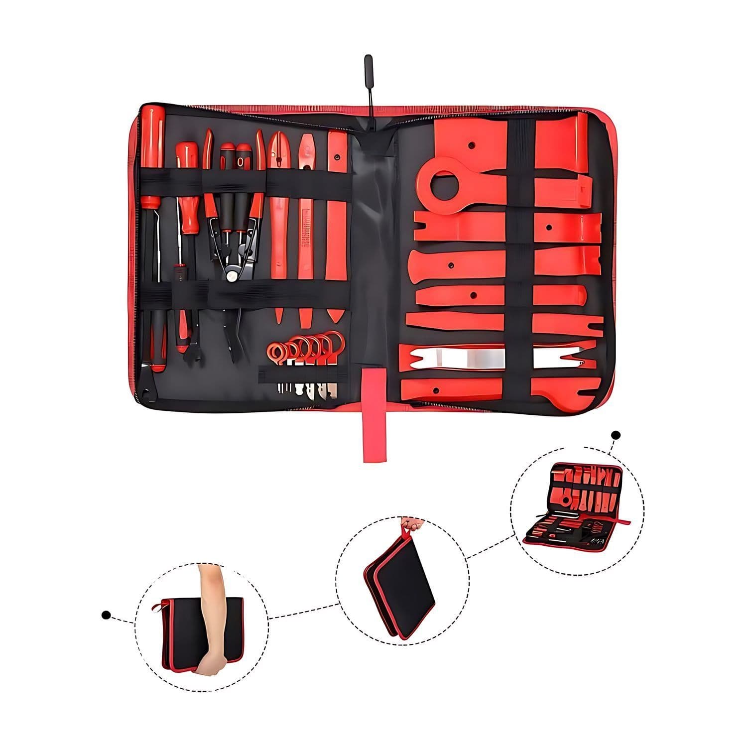 Kit De Herramientas Desmontaje Audio Tableros Auto 19 Piezas — imagen 2