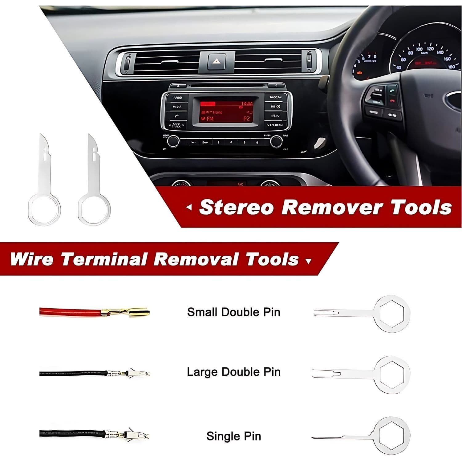 Kit De Herramientas Desmontaje Audio Tableros Auto 19 Piezas — imagen 8