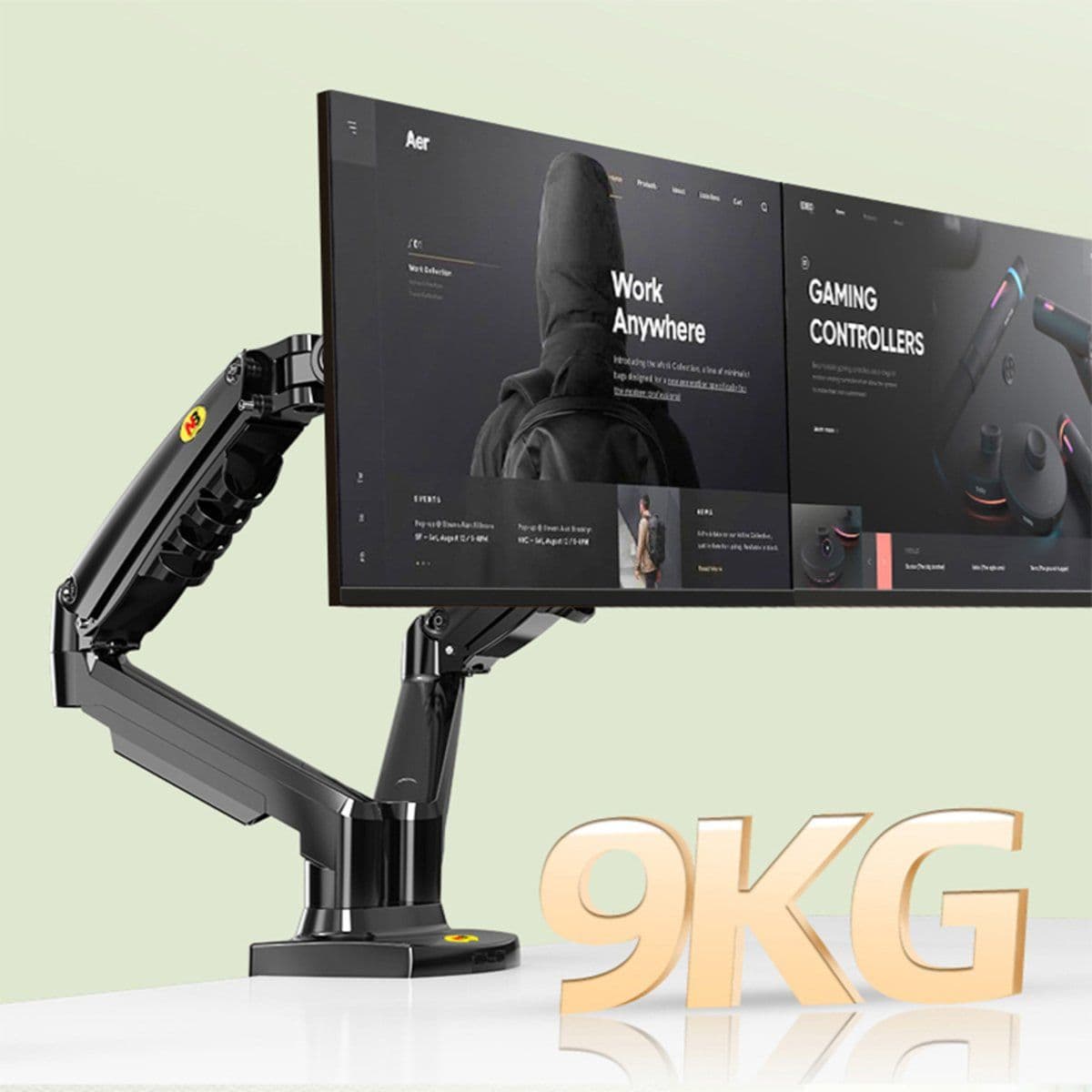Base Escritorio Soporte Televisor Monitor 17 -27 2-9kg F160 — imagen 3