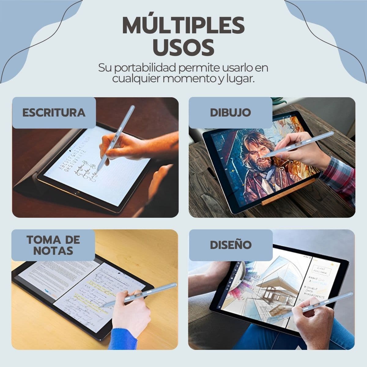 Lapiz Pencil Profesional para iPad Palm Reject P10C — imagen 6