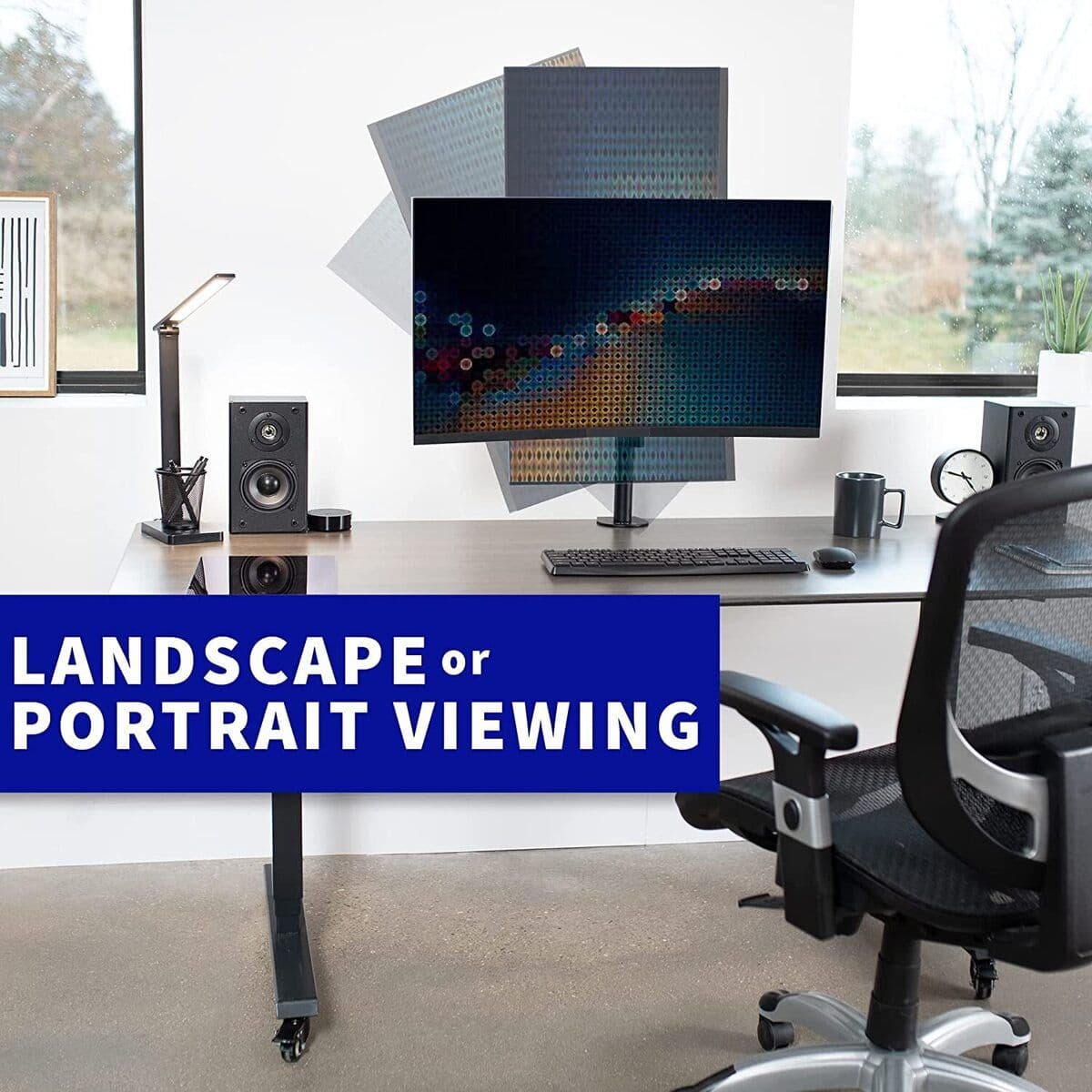 Soporte Un Brazo Monitor 13 A 27 Base Ajustable Articulado — imagen 3