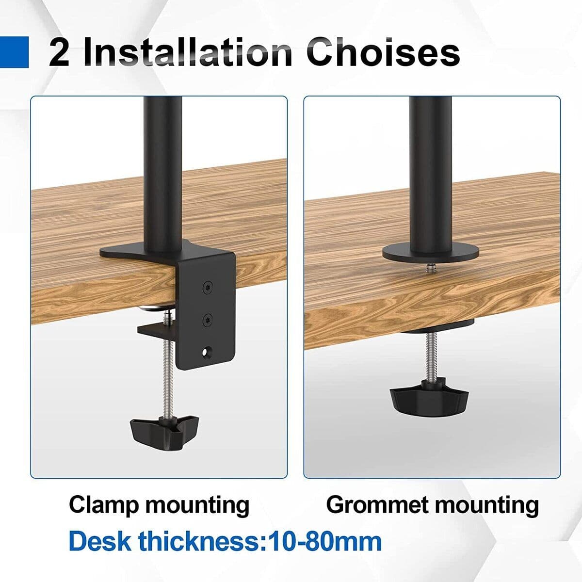 Soporte Un Brazo Monitor 13 A 27 Base Ajustable Articulado — imagen 5