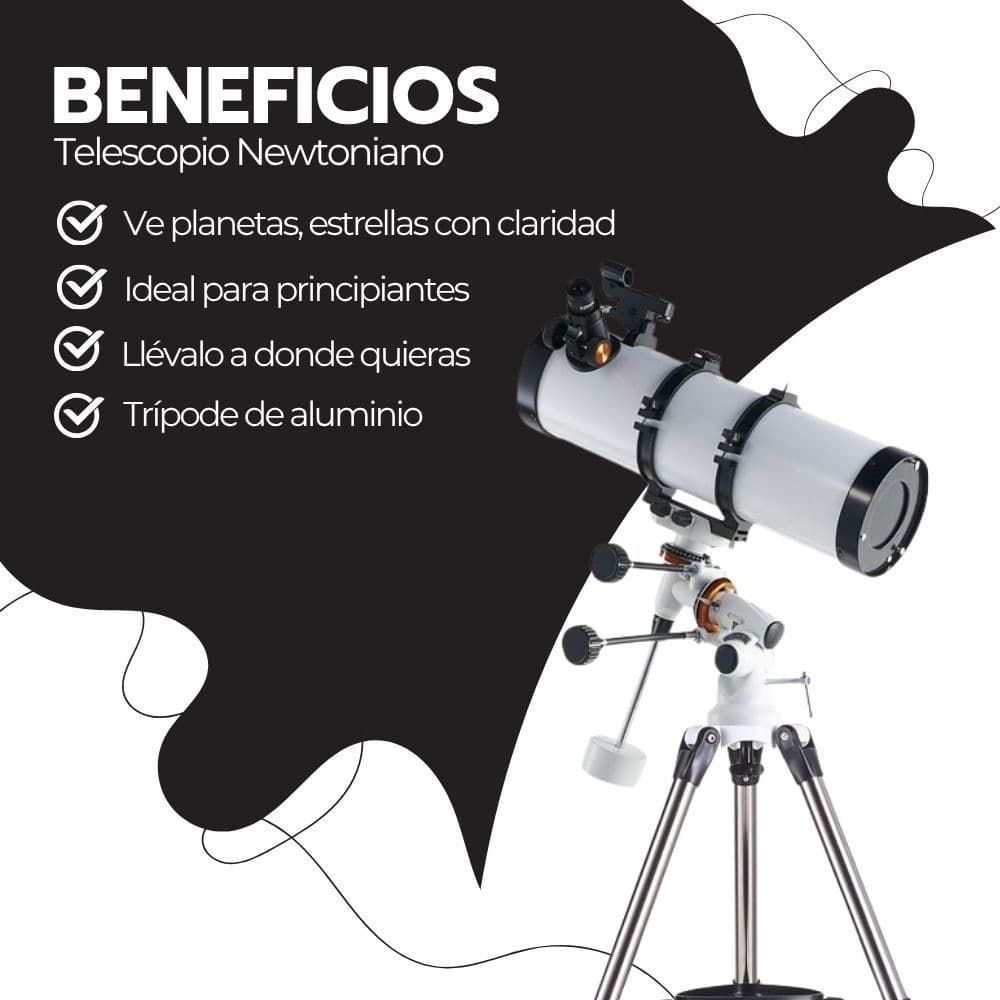 Telescopio Newtoniano 130/650 Para Astronomía y Observación — imagen 4