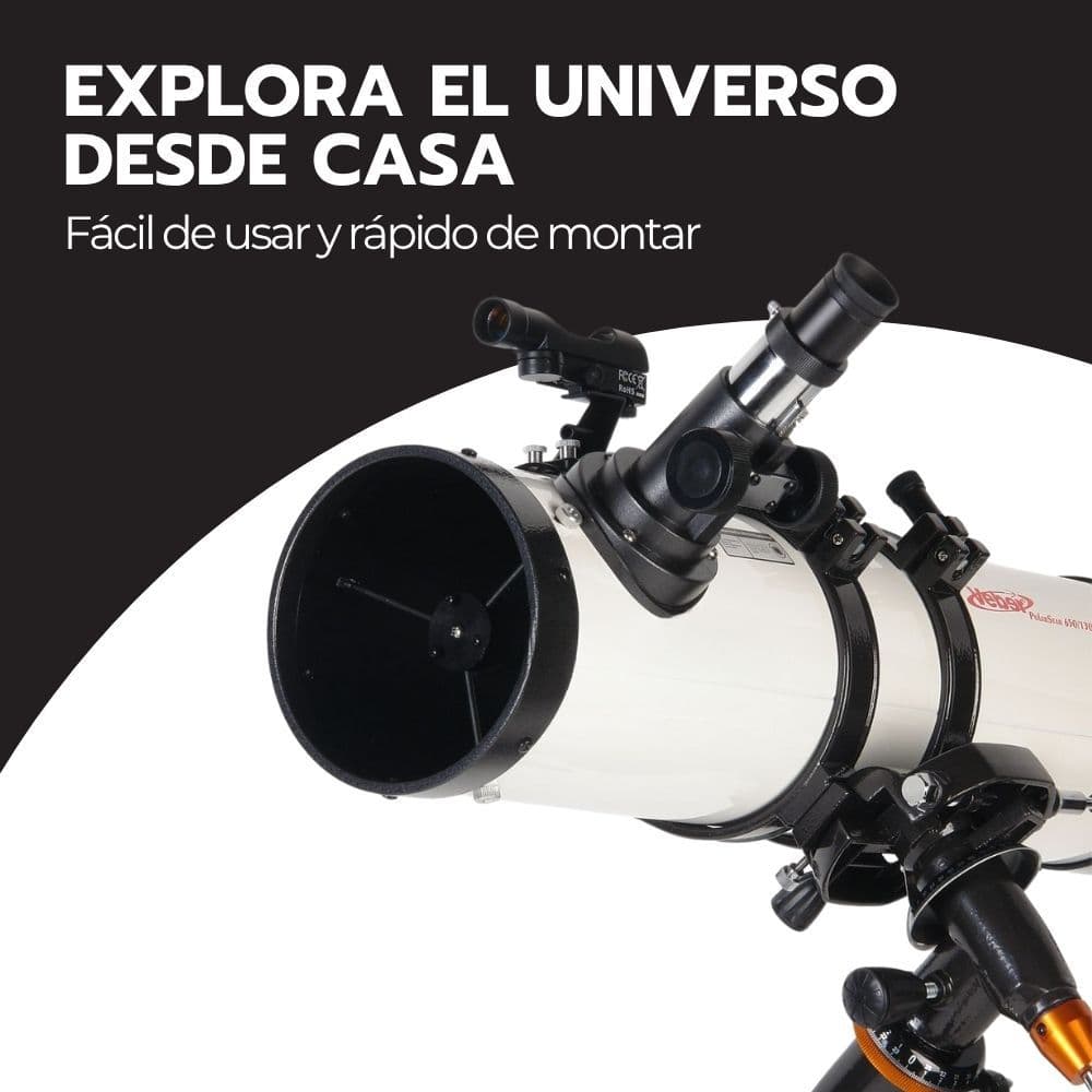 Telescopio Newtoniano 130/650 Para Astronomía y Observación — imagen 7