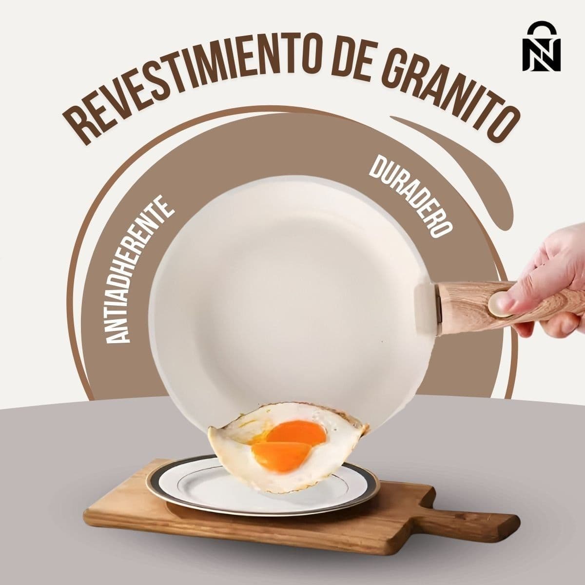 Batería de Cocina - Set Ollas y Sartenes con Mango Extraíble — imagen 3