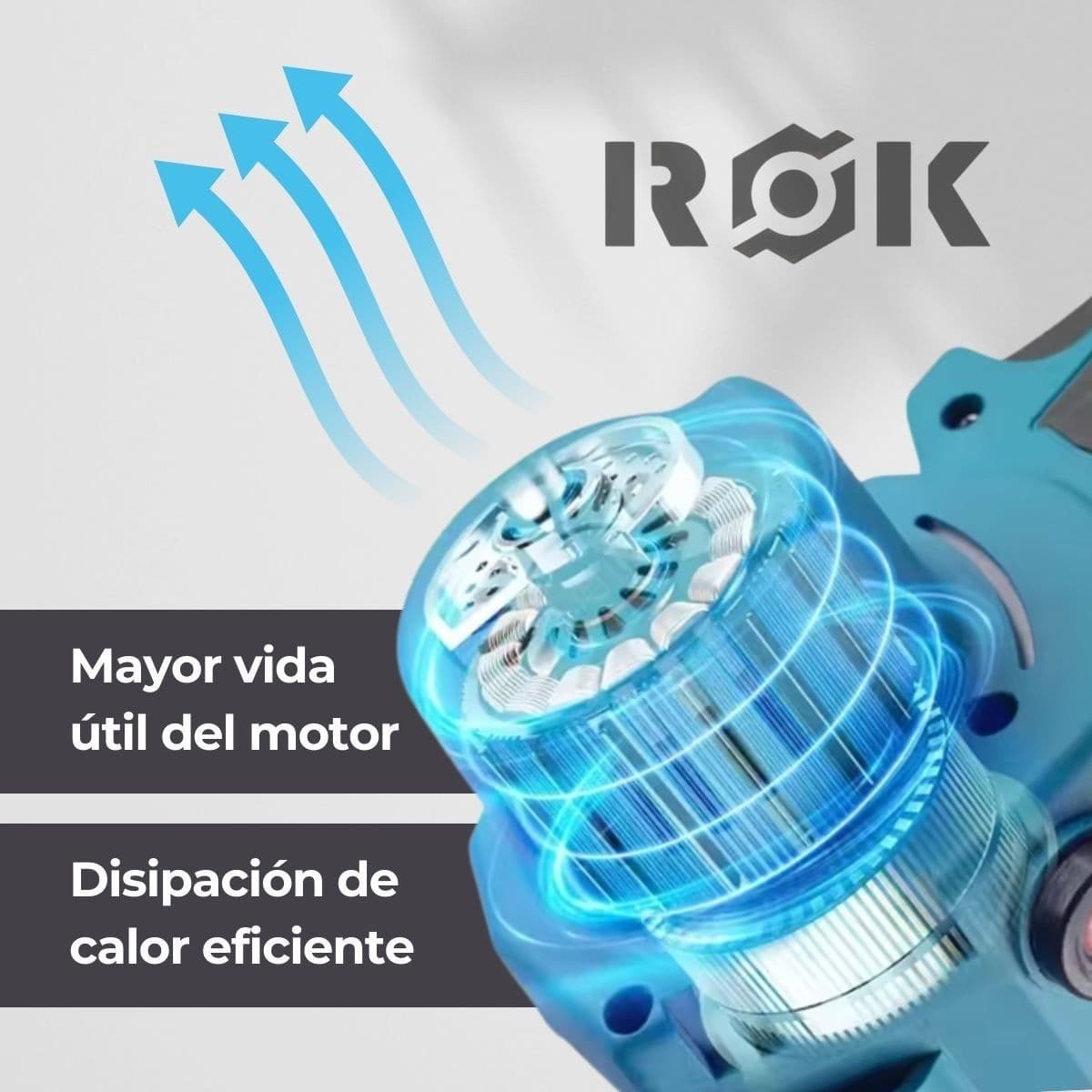 Motosierra de Mano eléctrica Inalámbrica de 6" + 2 Baterías — imagen 7