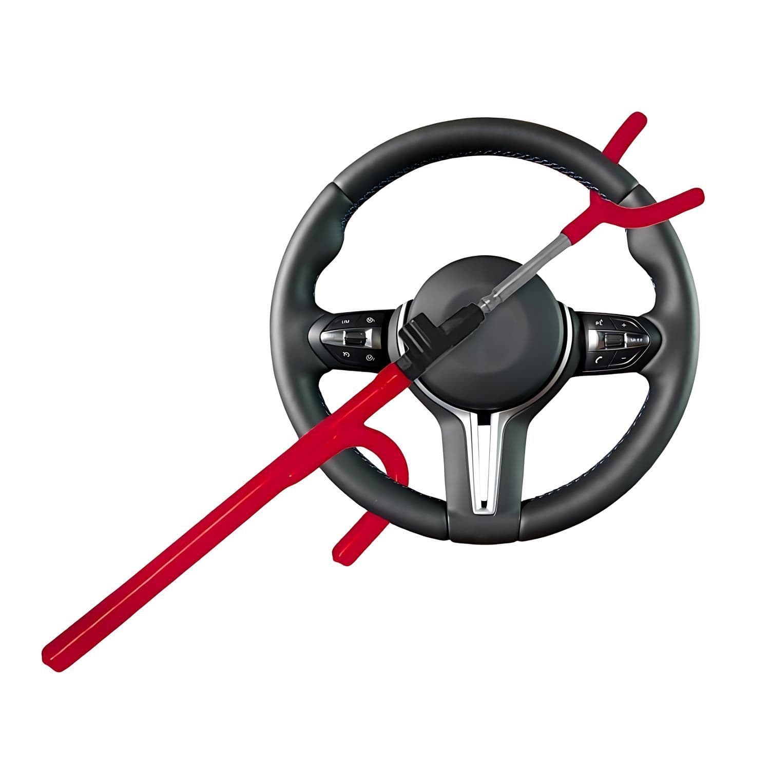 Traba Volante de Seguridad Antirrobo de Auto + 2 Llaves — imagen 4