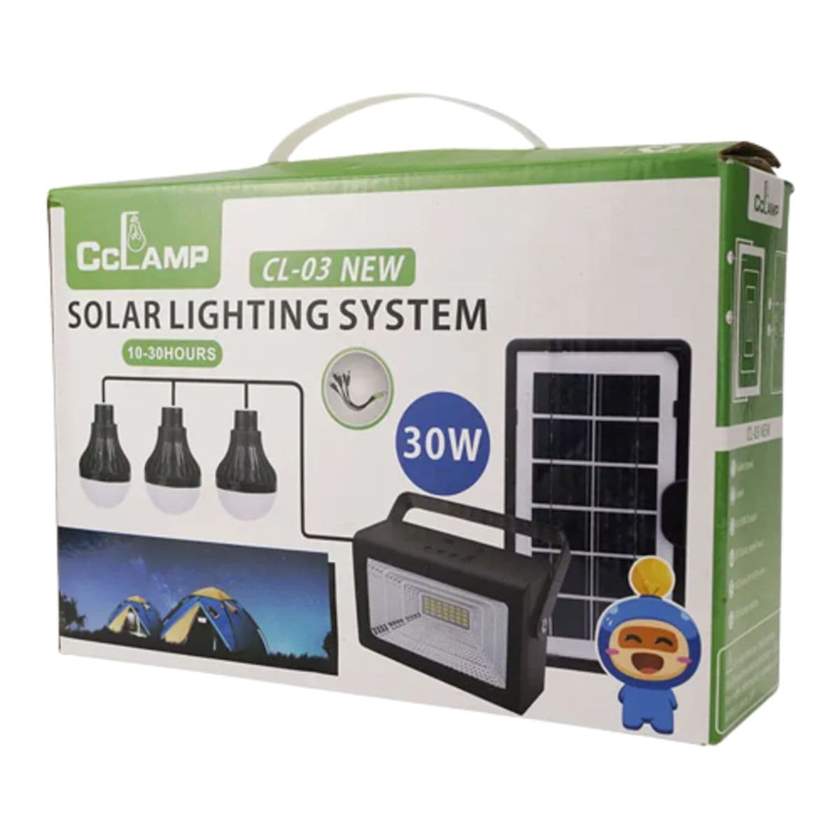 KIT SOLAR PARA CAMPING Y EMERGENCIAS USB 3 AMPOLLETAS — imagen 5