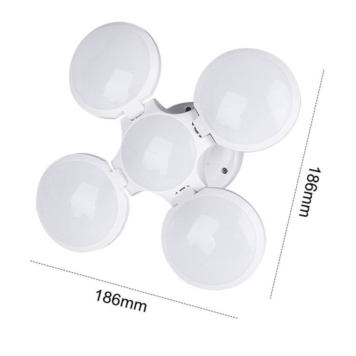 Lampara Solar 50w, 5 Focos, 5 Modos, Carga Solar Y Usb — imagen 4