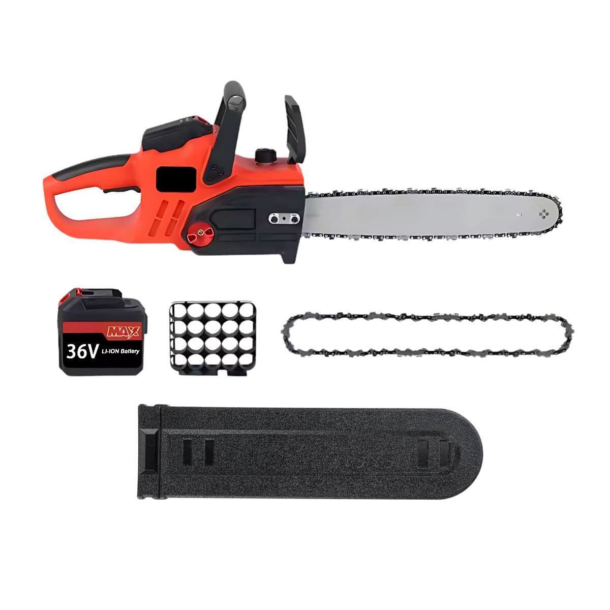Motosierra Eléctrica ROK Inalámbrica 16'' + Funda Protectora — imagen 2