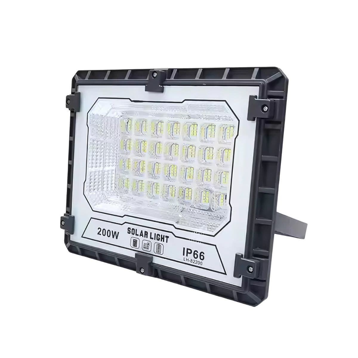 Foco Solar LED 200W IP66 con Sensor Movimiento y Control — imagen 2