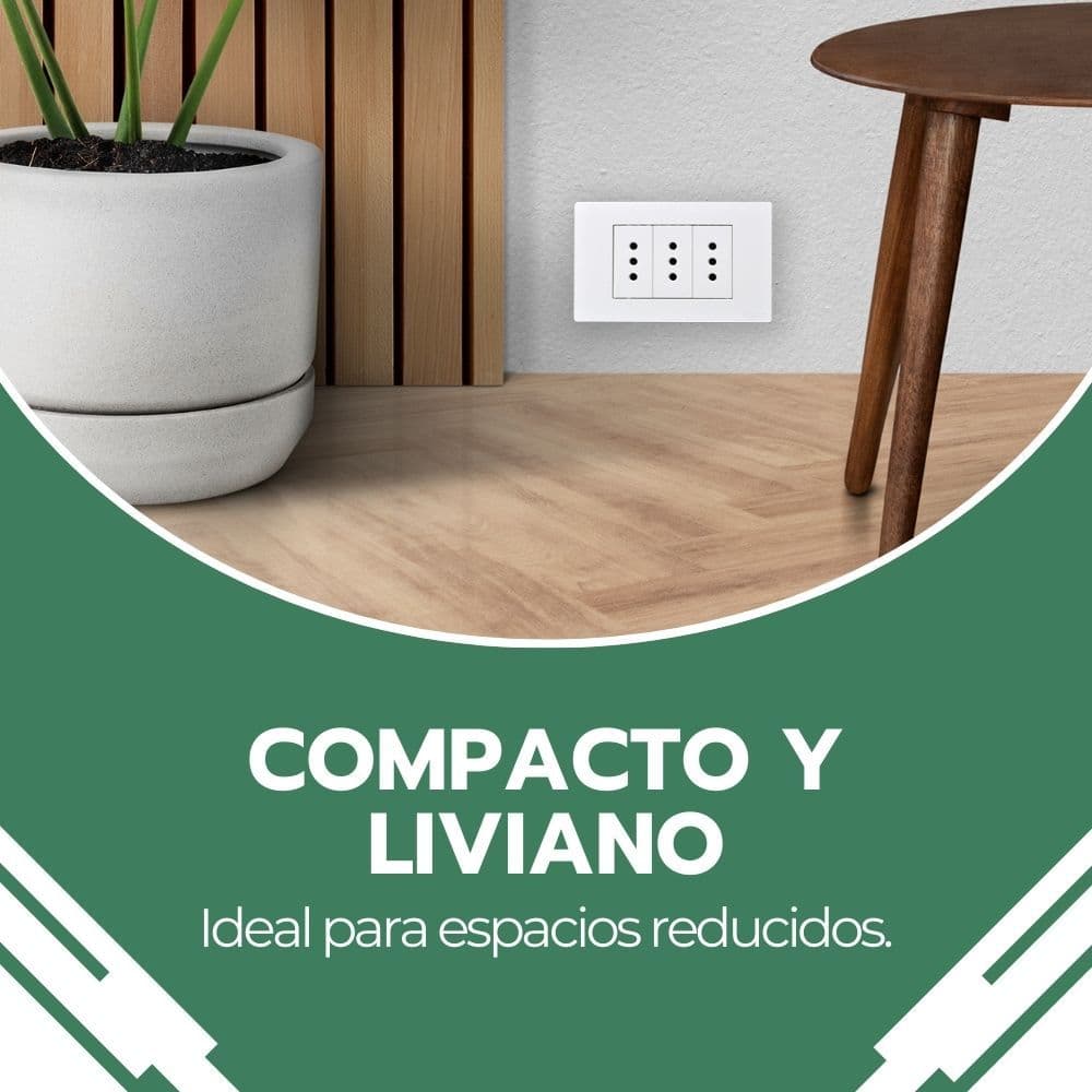 Enchufe Tomacorriente Triple 250V Blanco Hogar y Oficina — imagen 7